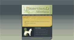 Desktop Screenshot of heartlandsiberians.com