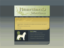 Tablet Screenshot of heartlandsiberians.com